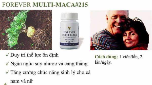 Viên Forever Multi Maca 215 FLP hỗ trợ bệnh yếu Sinh Lý Nam