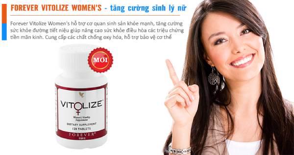 Viên ổn định nội tiết tố nữ Forever Vitolize For Women là hỗn hợp chứa các thành phần tự nhiên.