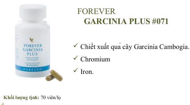 Viên giảm mỡ bụng Forever Garcinia Plus làm săn chắc cơ thể chuyển hóa mỡ thừa