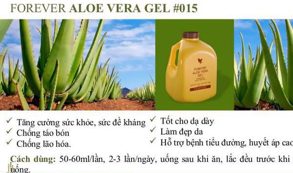 Gel Lô Hội Aloe vera rất tốt cho người cao huyết áp.