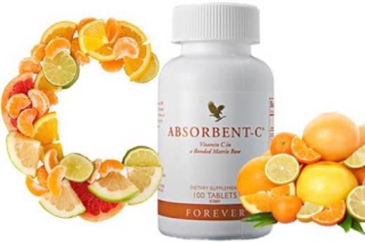 Vitamin C giải độc gan Flp Lô hội  Forever Absorbent-C.