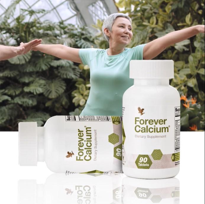 Nhận canxi cơ thể bạn dễ dàng với thực phẩm bảo vệ sức khỏe Forever Calcium®.